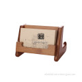 Multifunctional Bamboo Business/Name Card Holder for Office Desk